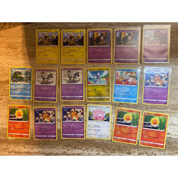 Pokemon Card Lot 77 Basic & Common Cards Assorted - Picture 5 of 6